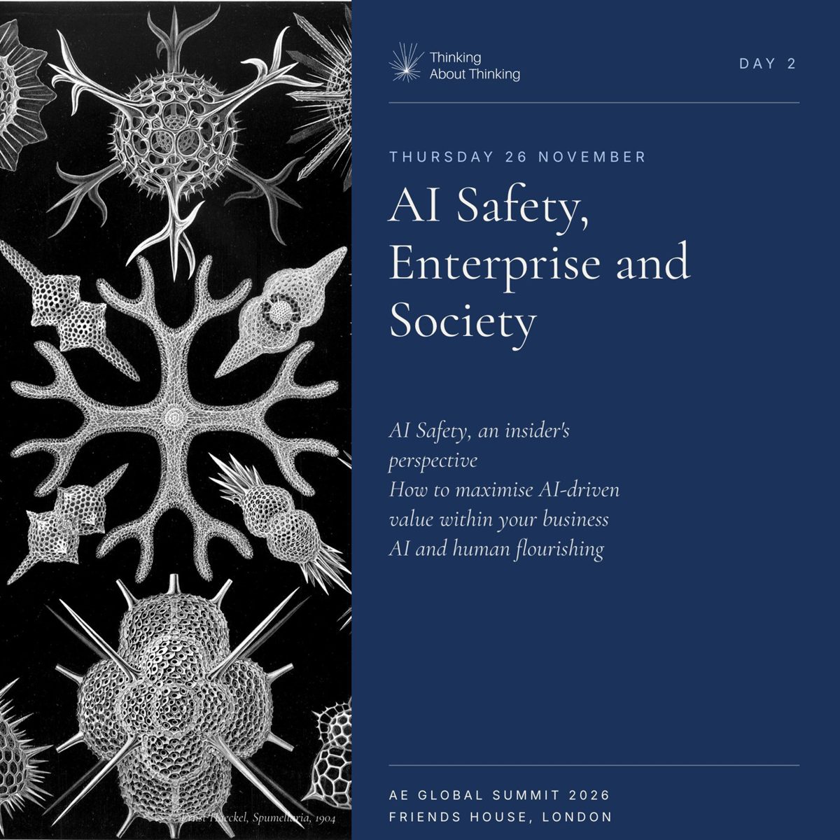 Day 2, Thursday 26 November: AI Safety, Enterprise and Society