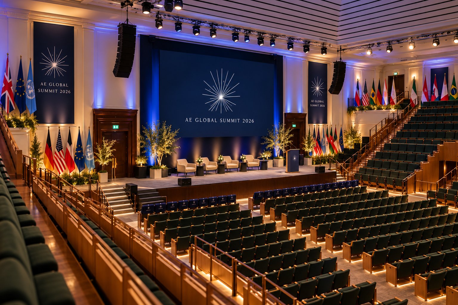 The main stage at the AE Global Summit 2026