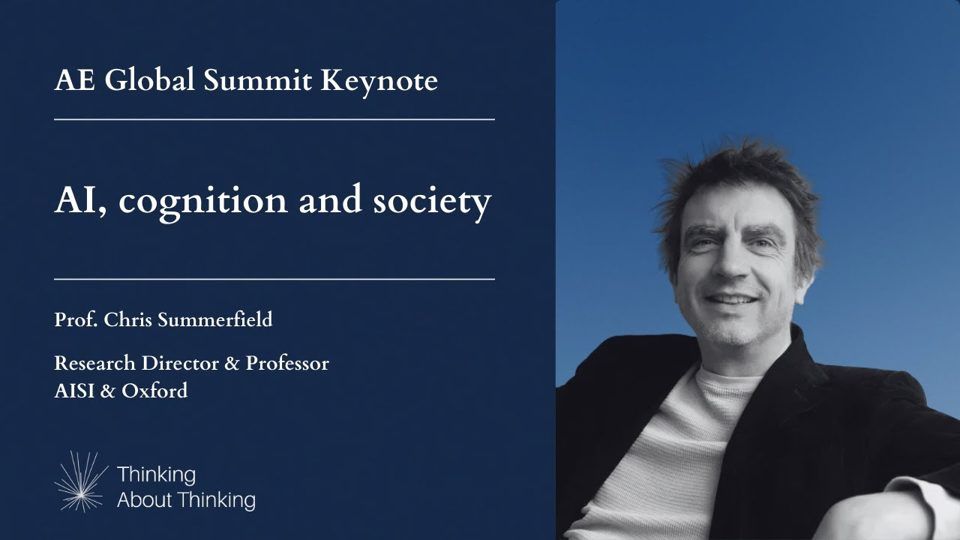 Prof Chris Summerfield, AI, cognition and society